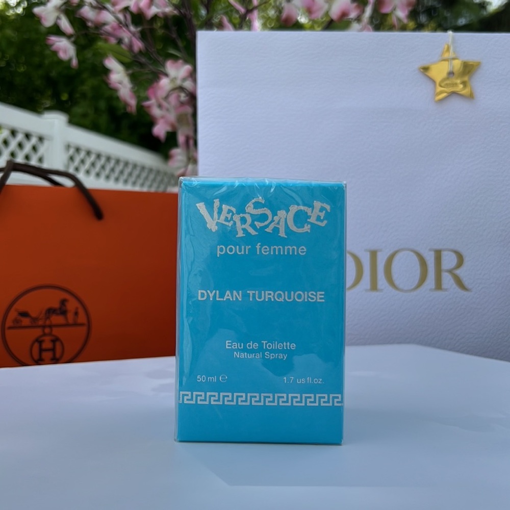 NIB VERSACE DYLAN TURQUOISE